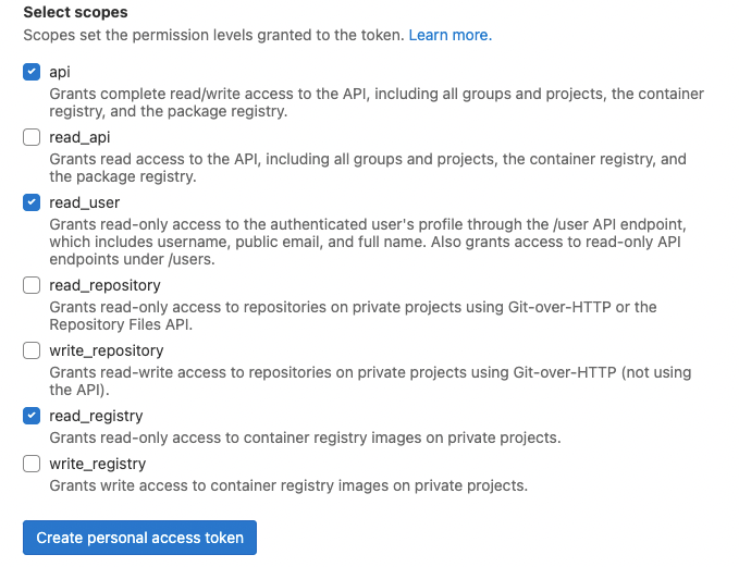 gitlab ox scopes