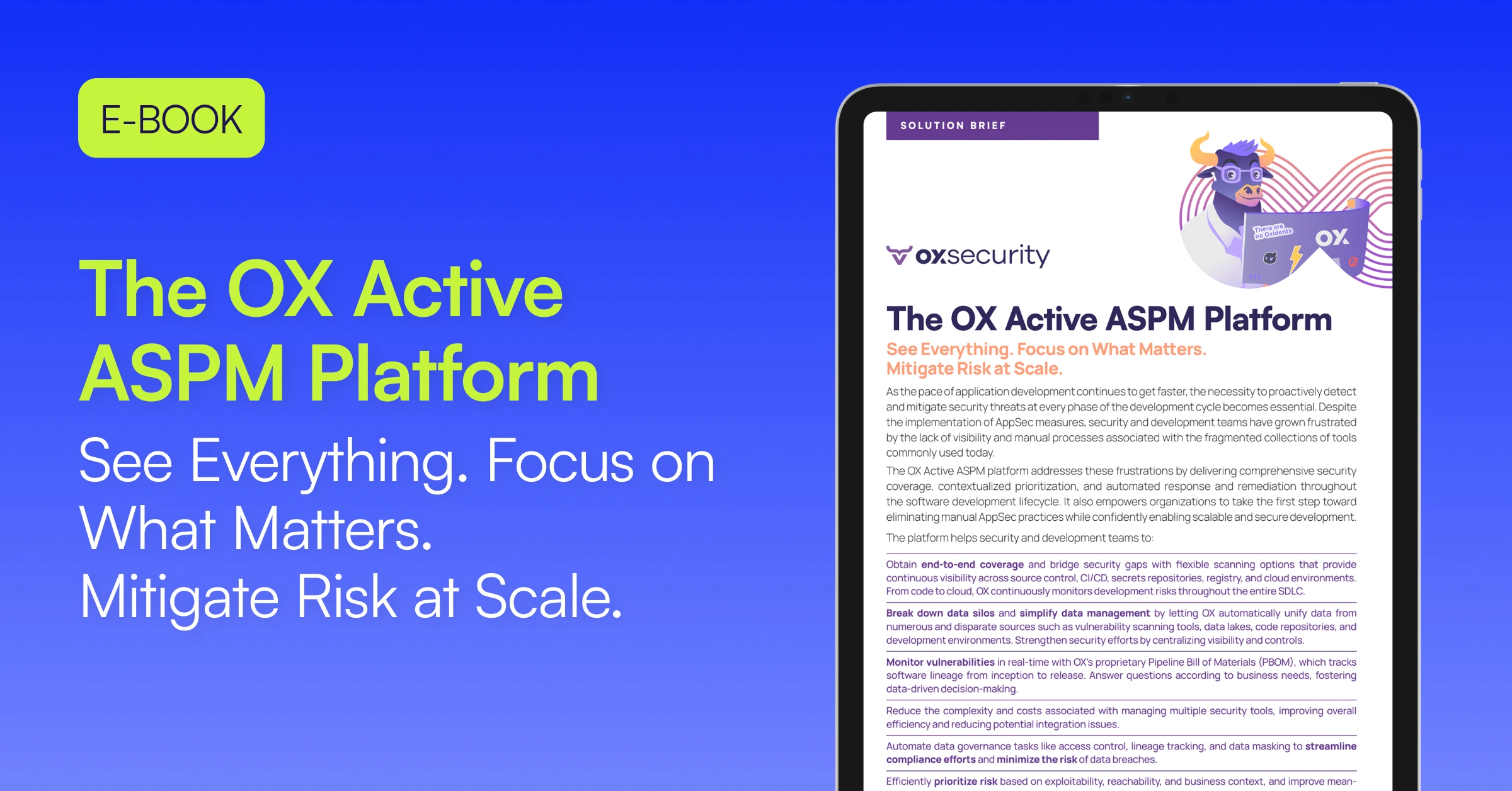 The OX Active ASPM Platform