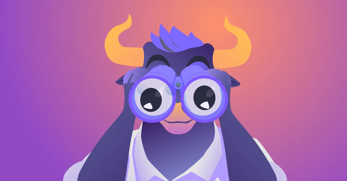 OX security mascot with a binoculars explores software development vulnerabilities