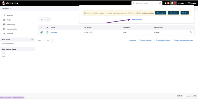 Manage Jenkins