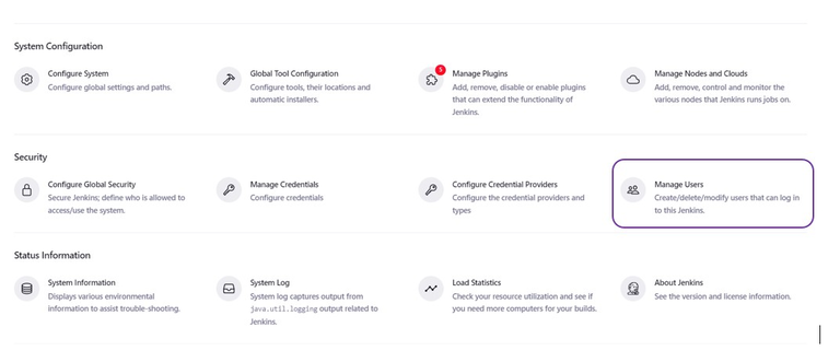 Manage Users