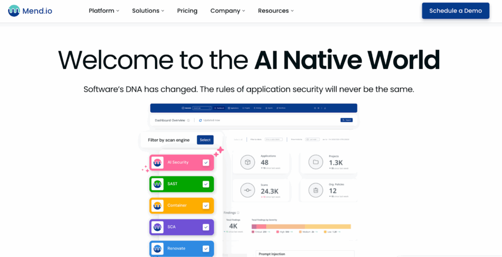 Mend.io (formerly WhiteSource)
