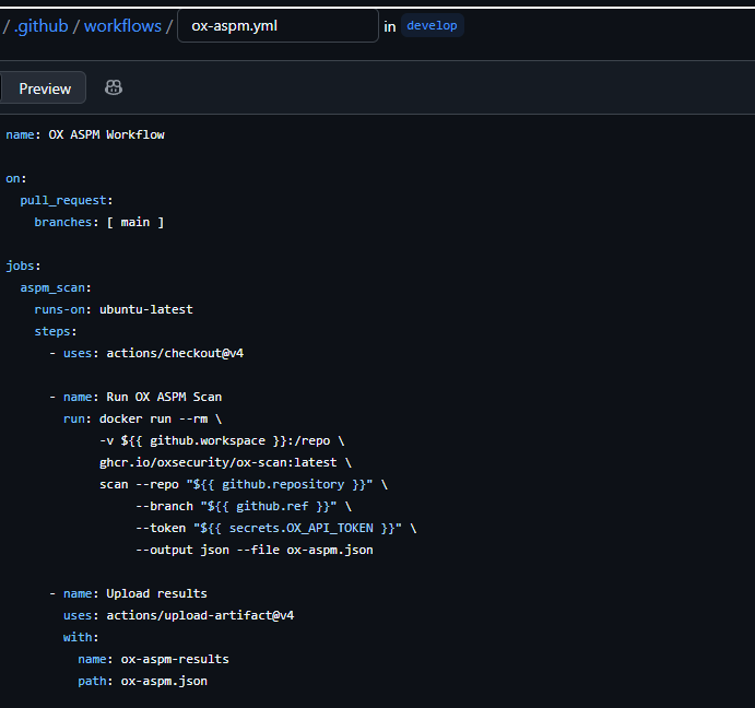 github workflows