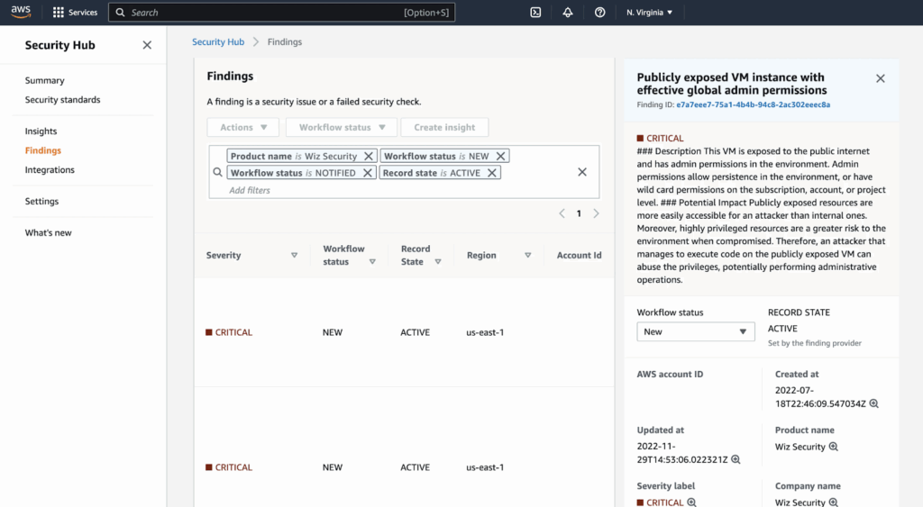 connecting your Amazon Web Services (AWS) infra to Wiz via wizctl