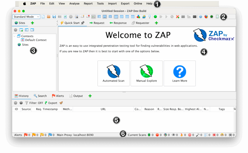 ZAP Desktop UI