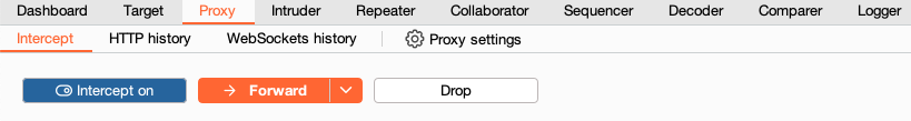 Launch Burp's browser