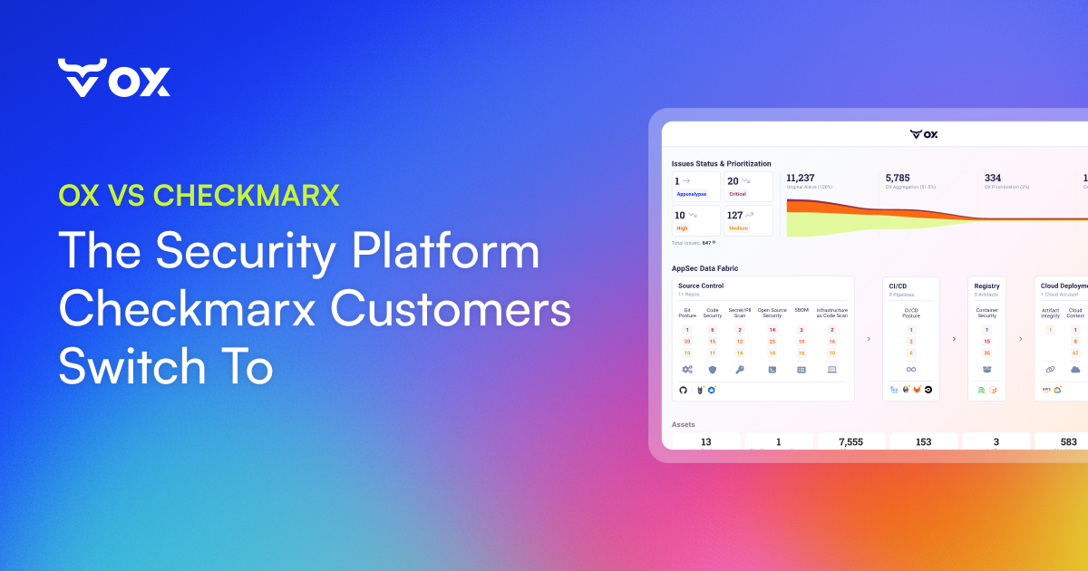OX vs Checkmarx | OX Security