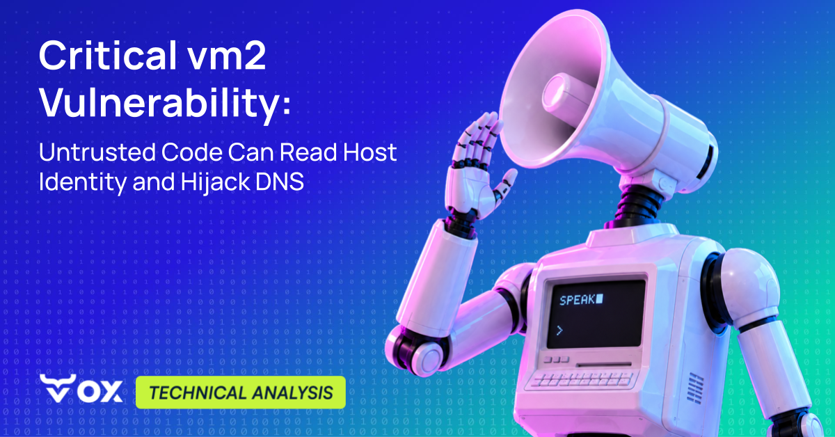Critical vm2 vulnerability