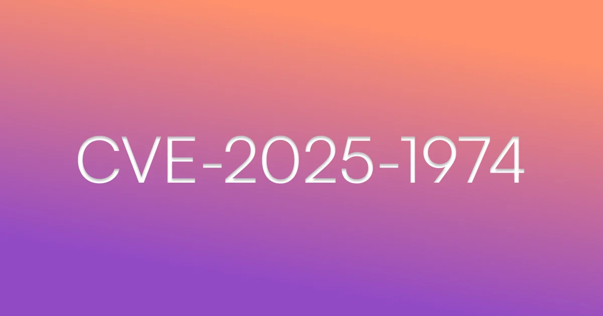Featured image for the IngressNightmare advisory covering CVE-2025-1974, the CVSS 9.8 critical unauthenticated RCE vulnerability in Kubernetes ingress-nginx that allows pod network attackers to access all cluster secrets and achieve full cluster takeover